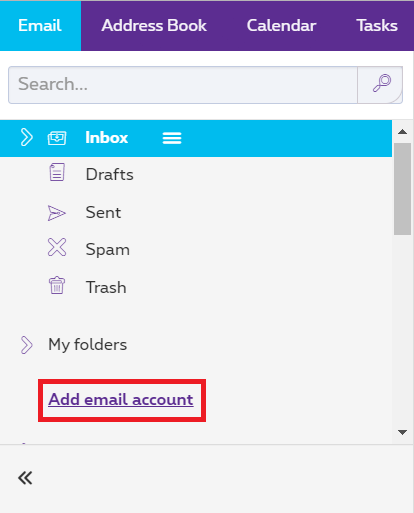 Click "Add email account".
