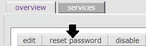 Click reset password.