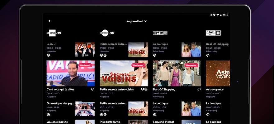 La télé où que vous soyez grâce à l’app Proximus TV