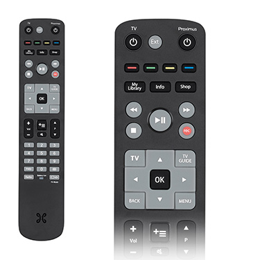 Proximus V6 remote control