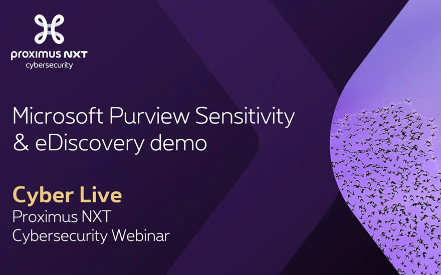 Cyber Live Webinar: Que faut-il vraiment pour faire fonctionner Microsoft Purview au sein d’une grande organisation ?
