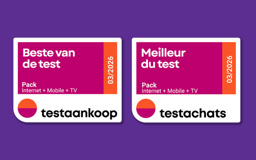 Testachats élit le pack Flex+ Meilleur du Test pour la troisième année consécutive