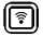 L’icône se trouve sur l’antenne et ressemble à une icône wi-fi.