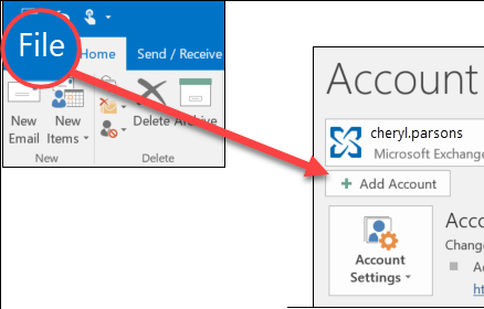 how to add another email account to office 365 webmail
