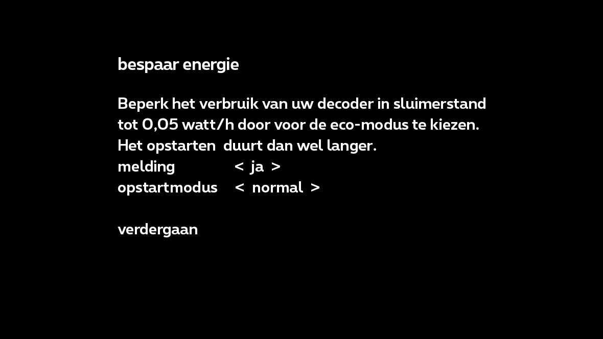 Decoder installation language nl