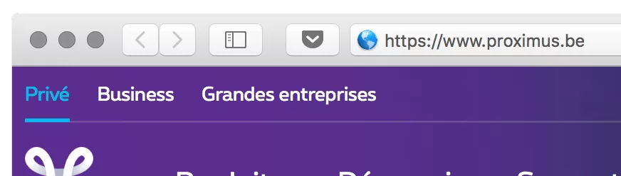 Browser safari address bar online