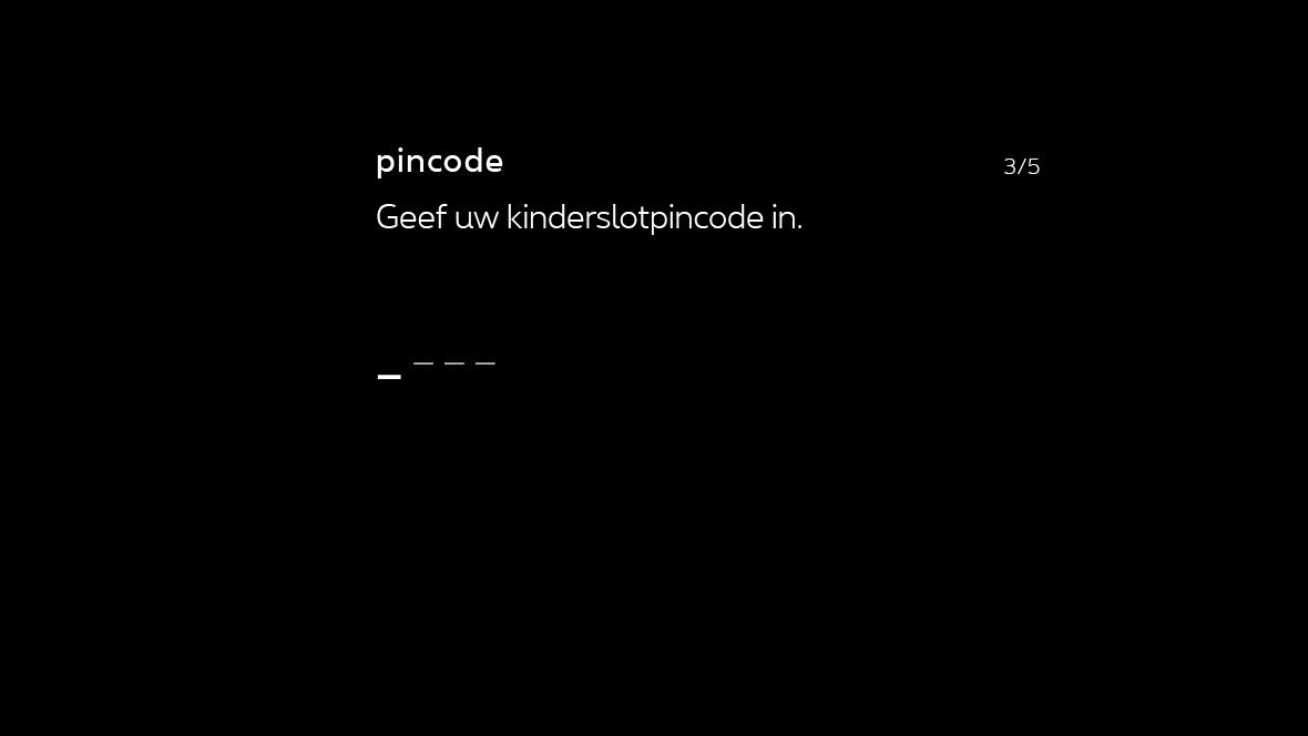 Decoder installation pin code nl 1